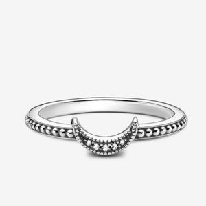 Crescent moon ring Pandora